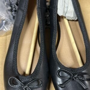 RAID Black Ballerina Flats – Classic Slip-On Shoes