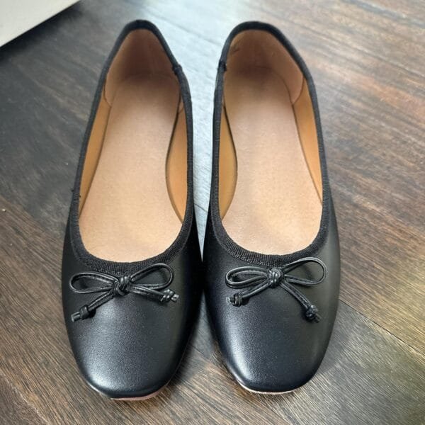 RAID Black Ballerina Flats – Classic Slip-On Shoes