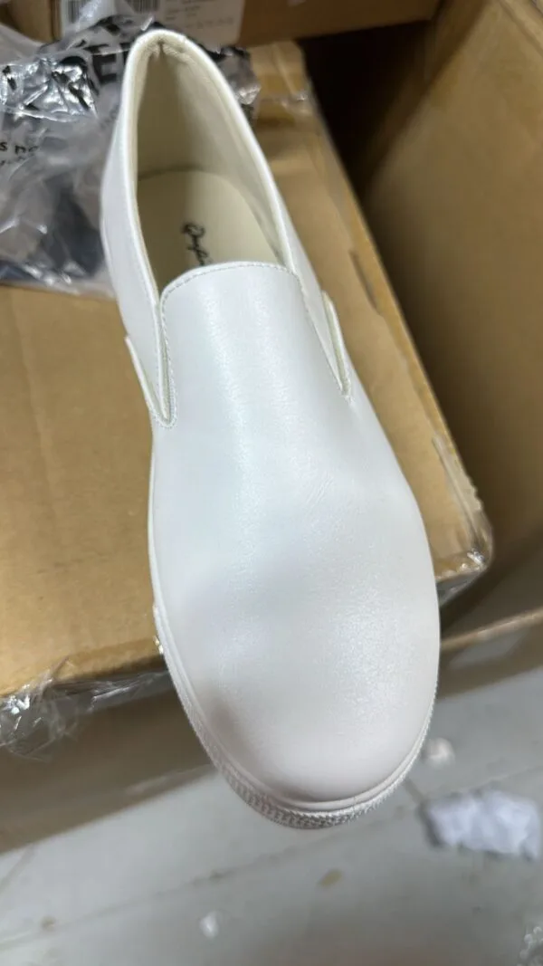 Classic White Slip-On Sneakers