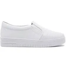 Classic White Slip-On Sneakers