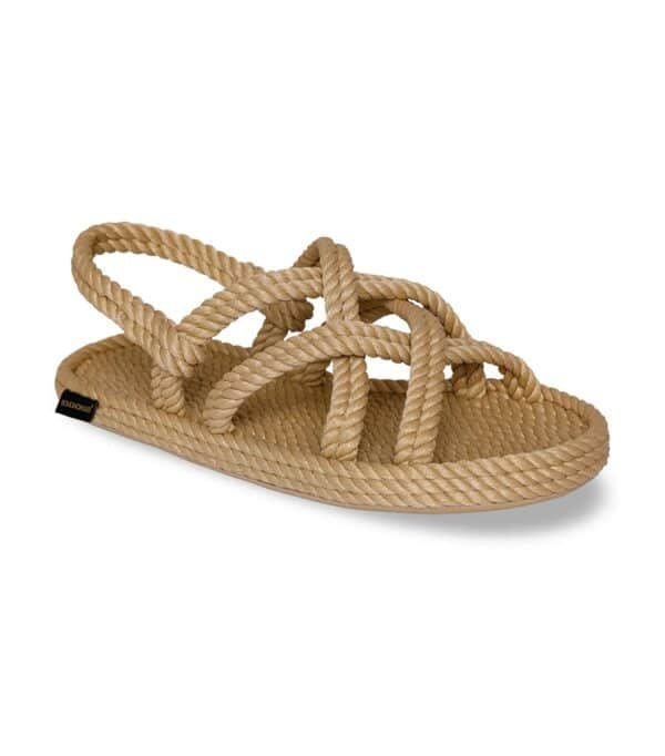 Handmade Eco-Friendly Rope Sandals – Beige
