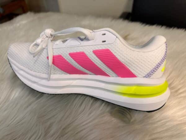 Adidas Bounce Propel Women’s Running Shoes – White | Pink | Neon Lime