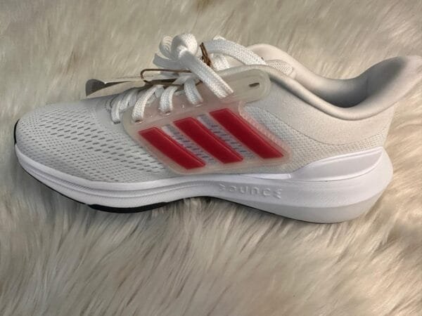 Adidas Bounce Lite Running Shoes – White & Red