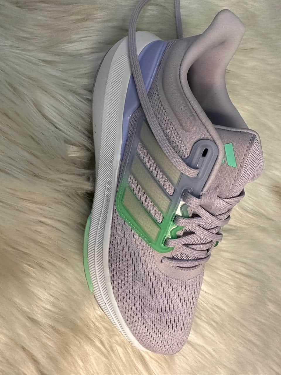 Adidas Bounce Women’s Running Sneakers – Lavender & Mint