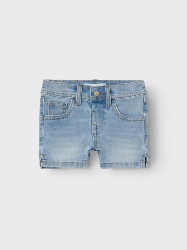 Cuddles Baby Denim Shorts – Light Blue (Size 74)