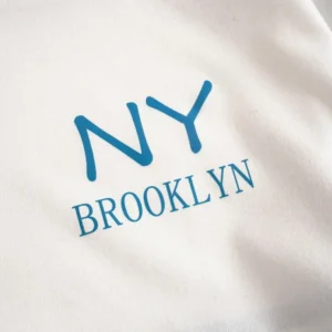 SHEIN NY Brooklyn Half-Zip Striped Polo Shirt – Size L