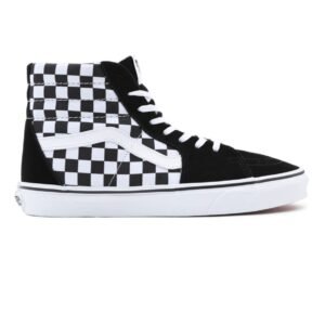 Vans Sk8-Hi Platform 2.0 Checkerboard High-Top Sneakers - Black & White Size 35