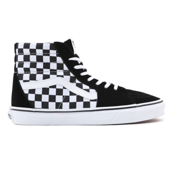 Vans Sk8-Hi Platform 2.0 Checkerboard High-Top Sneakers - Black & White Size 35