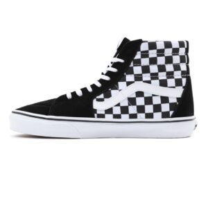 Vans Sk8-Hi Platform 2.0 Checkerboard High-Top Sneakers - Black & White Size 35