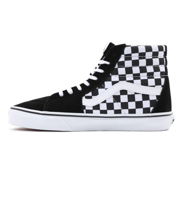 Vans Sk8-Hi Platform 2.0 Checkerboard High-Top Sneakers - Black & White Size 35