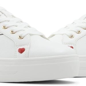 ALDO “More Love” White Leather Sneakers – Women’s Size 39