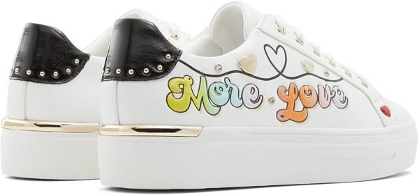 ALDO “More Love” White Leather Sneakers – Women’s Size 39