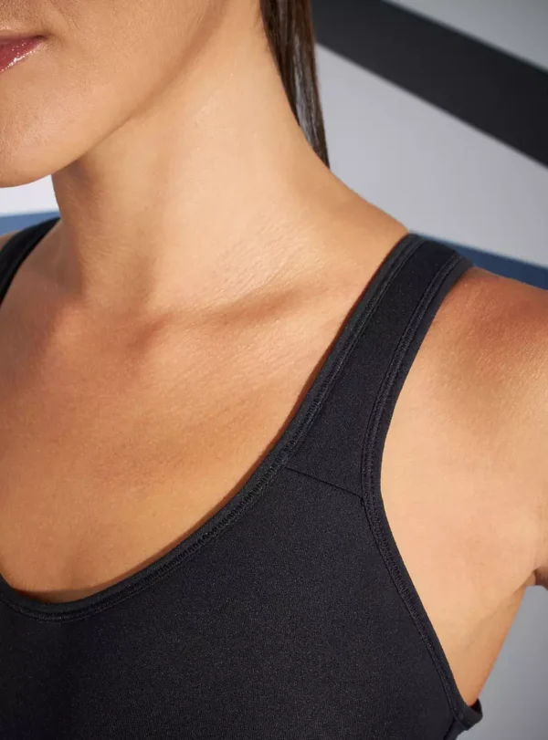 Crivit Women's Seamless Sports Bra – Black (Size S)