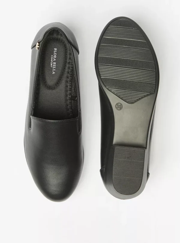 FLORA BELLA EU 36 Black Slip‑On Low Heel Dress Shoes – Comfortable & Versatile