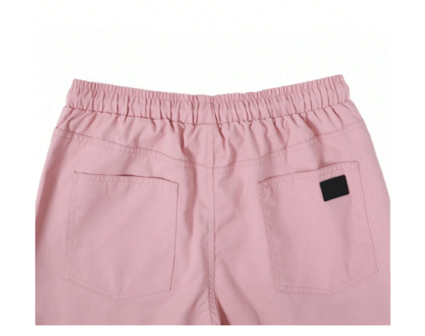 MANFINITY Men’s Dusty Pink Drawstring Casual Shorts – Size L