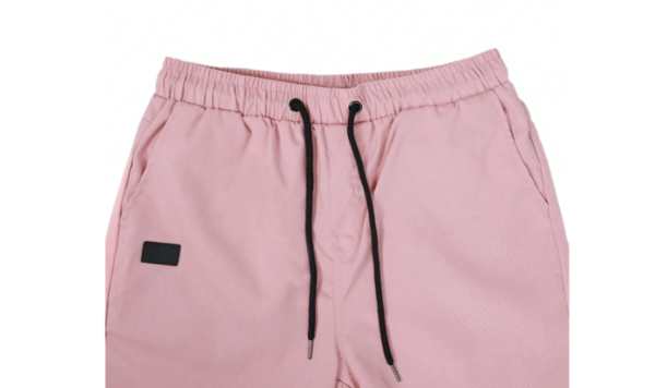 MANFINITY Men’s Dusty Pink Drawstring Casual Shorts – Size L