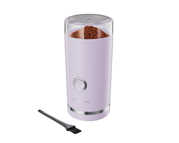 SILVER CREST Electric Coffee Grinder – Rechargeable Mini Bean Grinder (Lavender Color)