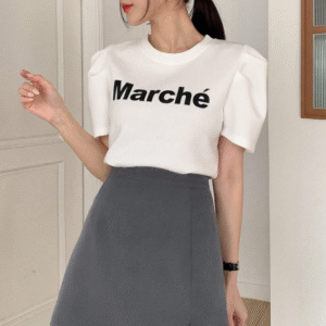 DAZY Minimalist Grey Asymmetrical Mini Skirt – Size XS