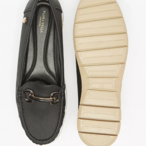 Flora Bella Women's Black Embellished Slip-On Moccasins Size 36