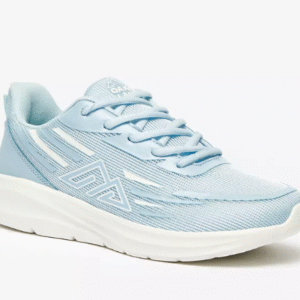 Oaklan Women's Light Blue Mesh Lace-Up Sports Shoes Size 36