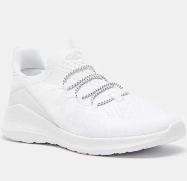 DASH All-White Minimalist Lace-Up Sneakers Size 39