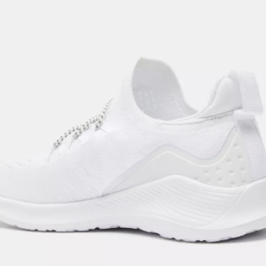 DASH All-White Minimalist Lace-Up Sneakers Size 39