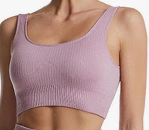 ORIVITE Ribbed Seamless Sports Bra Top Size XS