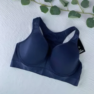 Crivit Navy Racerback Padded Sports Bra Size 80B