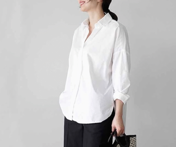 SHEIN Women's Classic White Oversized Button-Up Shirt Size S
