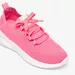Oaklan Women's Fuchsia Pink Knit Lace-Up Sneakers Size 38