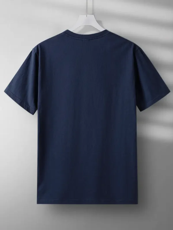 LogiFirst “Surprised Goose” Graphic Tee – Unisex T‑Shirt, Navy, Size M
