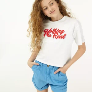 Fish & Chips Girls’ Blue Casual Shorts – Size 146