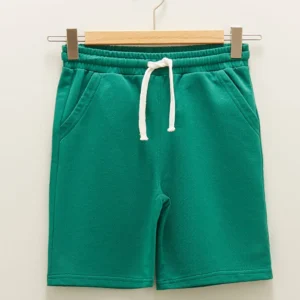LEFTIES Boys' Emerald Green Fleece Drawstring Shorts 11-12 Y