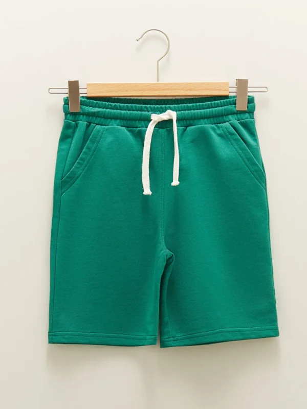 LEFTIES Boys' Emerald Green Fleece Drawstring Shorts 11-12 Y