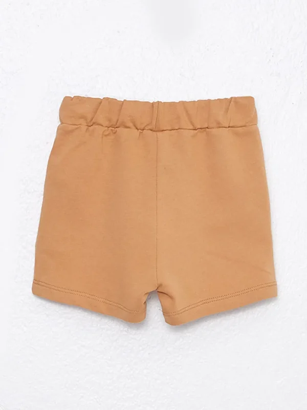 Besties Unisex Kids' Tan French Terry Drawstring Shorts Size 5-6 Y