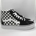 Vans Sk8-Hi Platform 2.0 Checkerboard High-Top Sneakers - Black & White Size 35