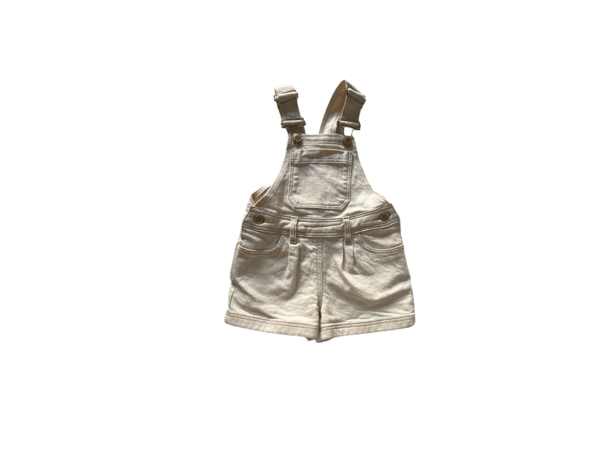 Baby/Toddler Light Wash Denim Overall Shorts (Dungarees) - Size [Please provide the size 92