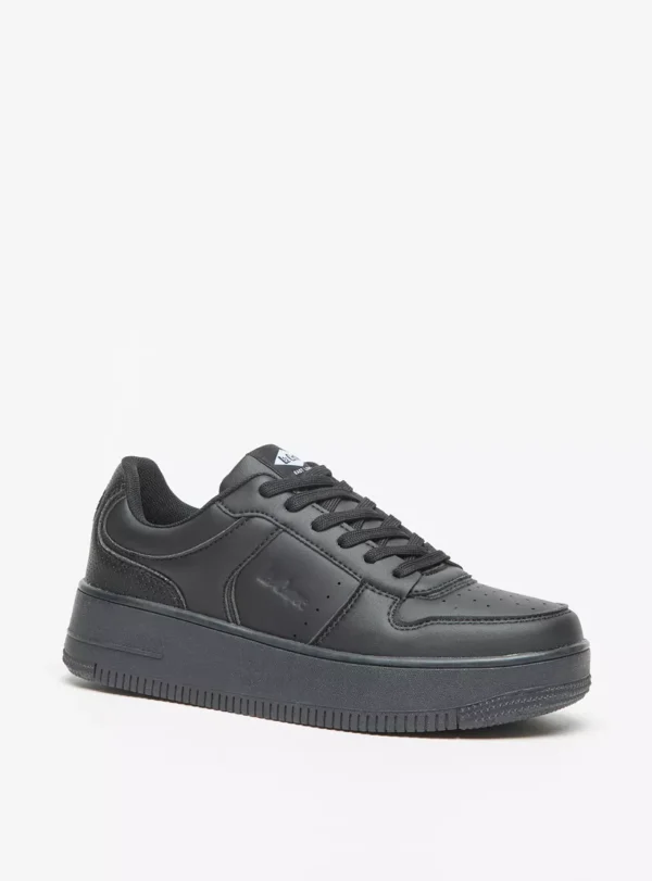 Lee Cooper Black Low-Top Sneakers – Size 39 – Unisex Casual Sports Shoes