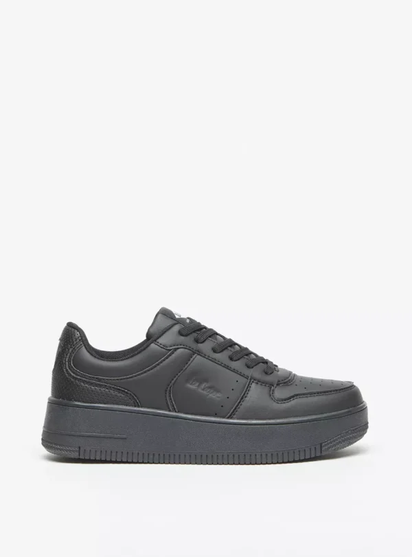 Lee Cooper Black Low-Top Sneakers – Size 39 – Unisex Casual Sports Shoes