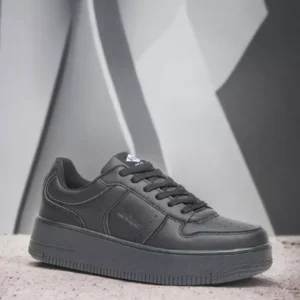 Lee Cooper Black Low-Top Sneakers – Size 39 – Unisex Casual Sports Shoes