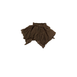 SHEIN Women's Asymmetrical Ruffled Mini Skirt with Belt - Size S