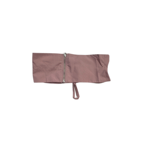 Women's Pink Front-Zip & Lace-Up Corset Belt