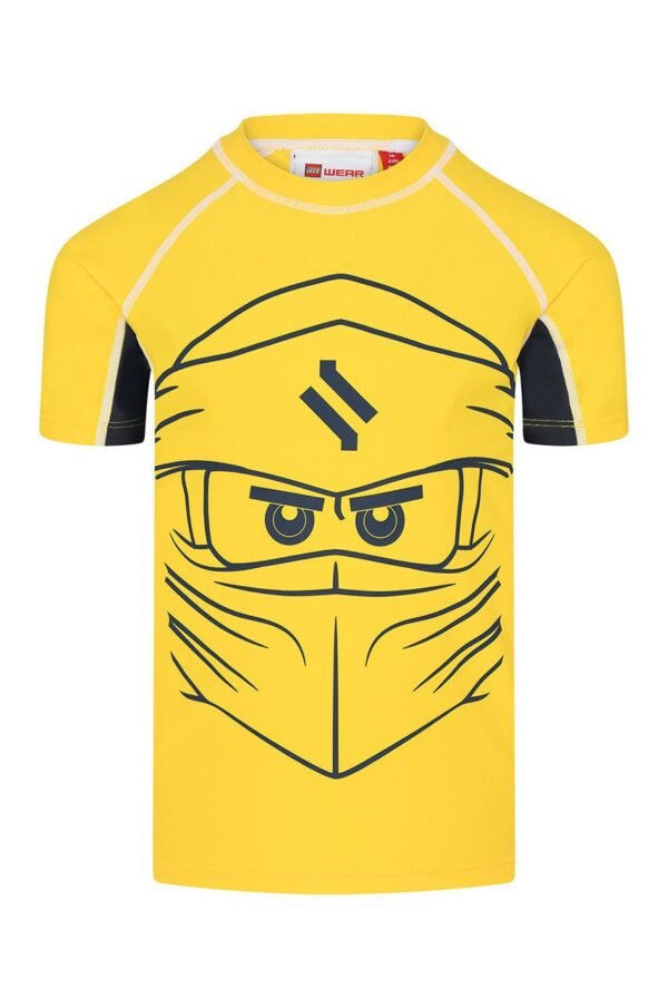 LEGO Wear Ninjago Kids' T-Shirt - Yellow with Ninja Graphic, Size for 2 Years