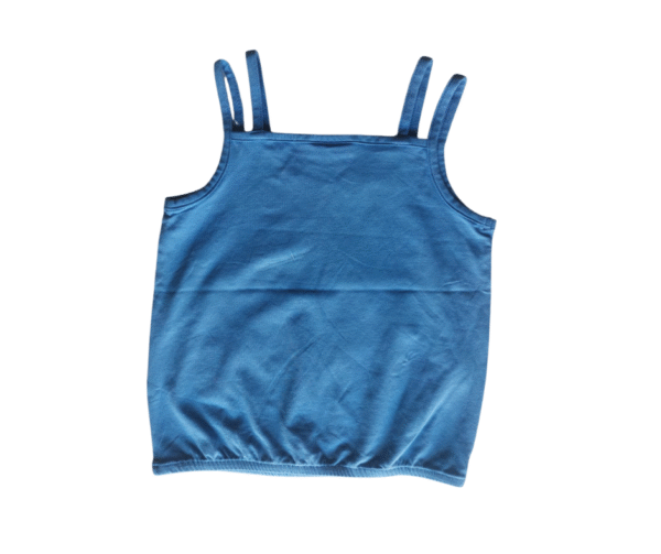 MILLA STAR Kid's Blue Camisole Top with Elastic Hem - Size 5-6 Years