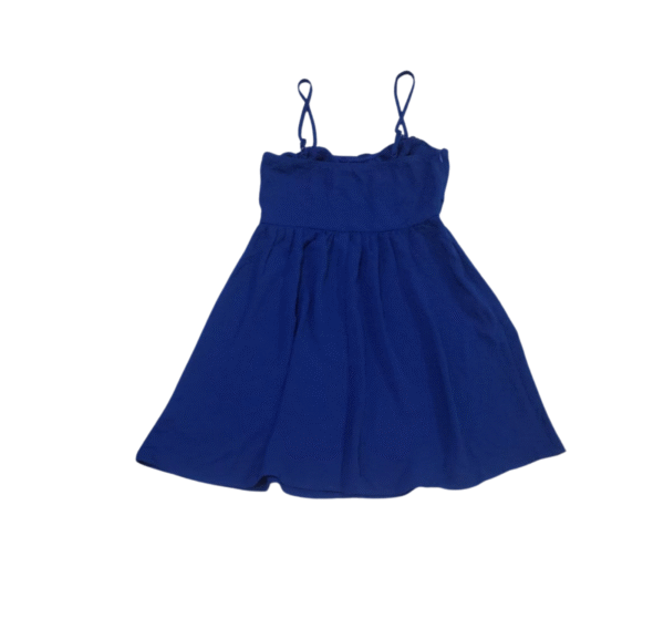 LOGIFIRST Women's Royal Blue Strappy Babydoll Mini Dress - Size M