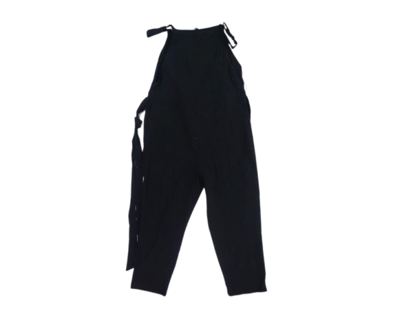 SHEIN Women's Black Tie-Shoulder Harem Jumpsuit - Size XS