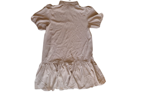 SHEIN Women's Beige Ruffled Hem Shirt Dress - Size M