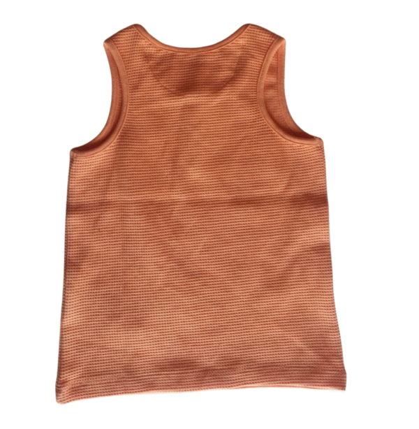 Milla Star Kid's Peach Waffle Knit Tank Top - Size 6 Years
