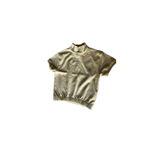 K3 Girls' Daisy Embroidered Yellow Polo Shirt - Size 122