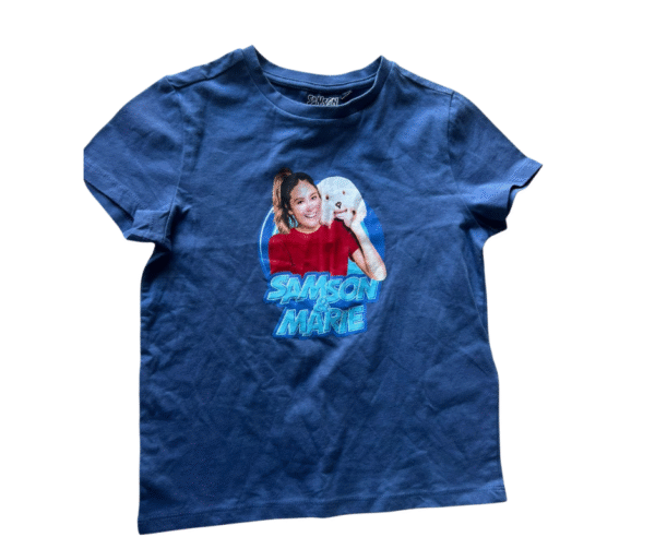SAMSON Kids' "Samson & Marie" Blue Graphic T-Shirt - Size 116